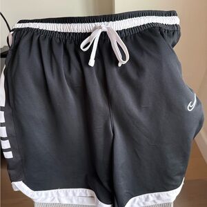 Nike Black and White Athletic Shorts